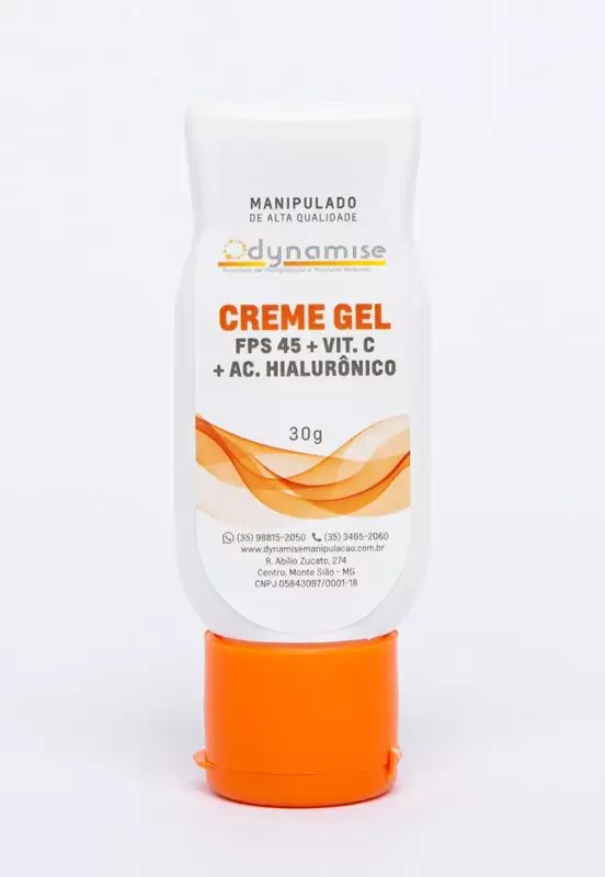 Filtro Solar FPS 45 com Vitamina C e Ácido Hialurônico