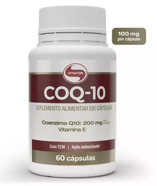Coenzima Q10 - 60 cap (200mg p/ porção) - Vitafor