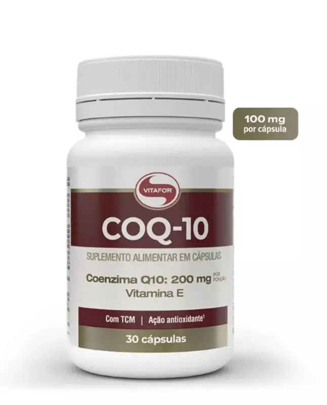 Coenzima Q10 - 30 cap (200mg p/ porção) - Vitafor