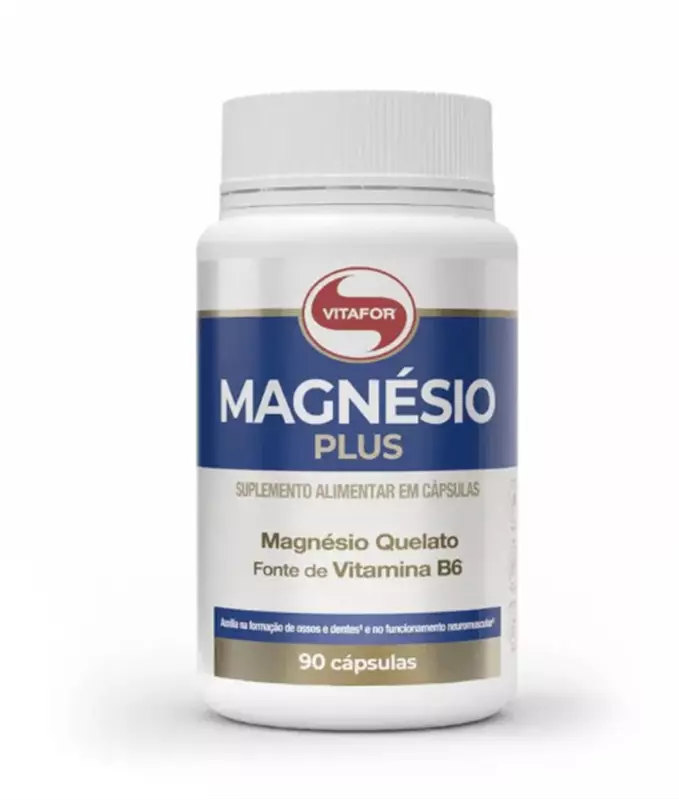 Magnésio Plus 90 cap - Vitafor