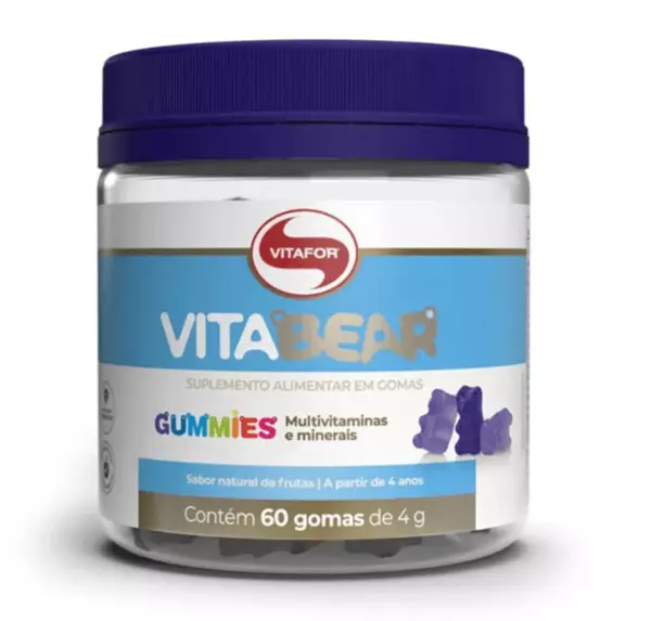 Vitabear - 60 gomas de frutas - Vitafor