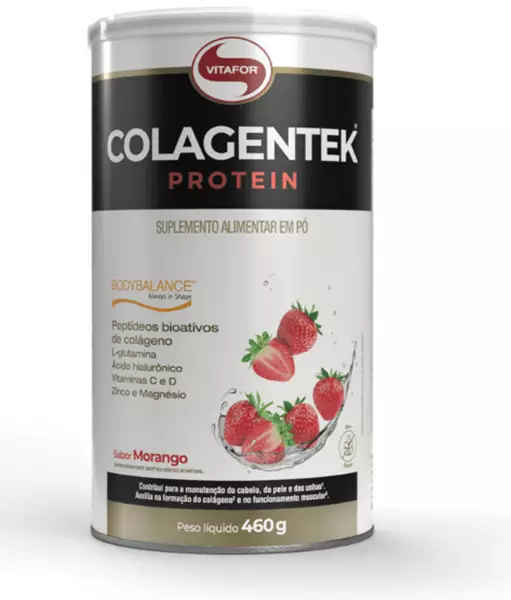 Colagentek Protein - Bodybalance - 460g Morango