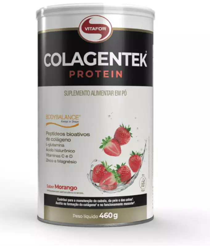 Colagentek Protein - Bodybalance - 460g Morango