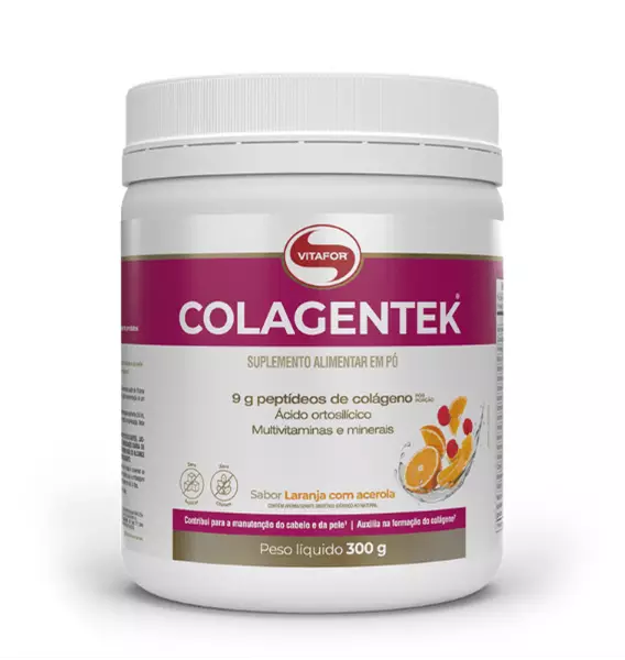 Colagentek - 300g laranja com acerola - VITAFOR