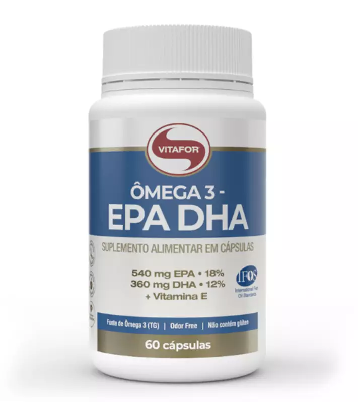 Omega 3 EPA DHA - 60 cap - Vitafor